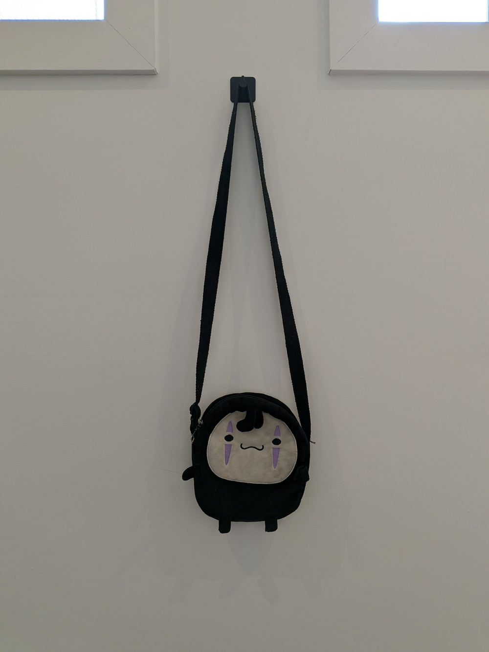 Spirited Away Crossbody Bag with Purple Accents